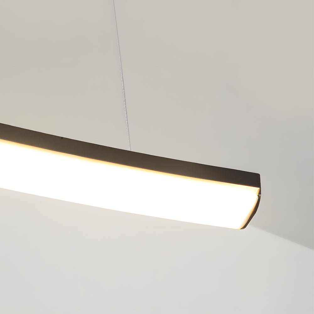 WINDSOR ARC LED PENDANT LIGHTING: Matte Black Design for Dining Spaces & Kitchen Counters