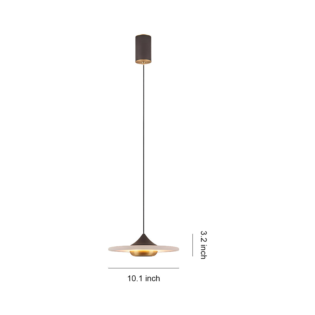 WINDSOR MARBLE UFO PENDANT LIGHT