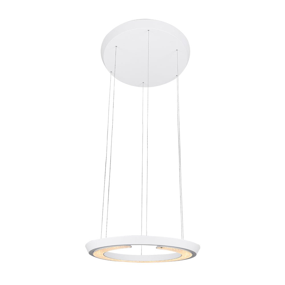 WINTHORPE ACRYLIC RING PENDANT LIGHT FOR CONTEMPORARY SPACES