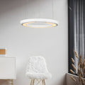 WINTHORPE ACRYLIC RING PENDANT LIGHT FOR CONTEMPORARY SPACES