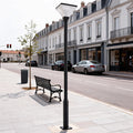 WINDSOR STRIPE AQUA SQUARE GARDEN ILLUMINATOR