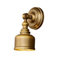 WINTHROP VINTAGE BRASS LED WALL SCONCE