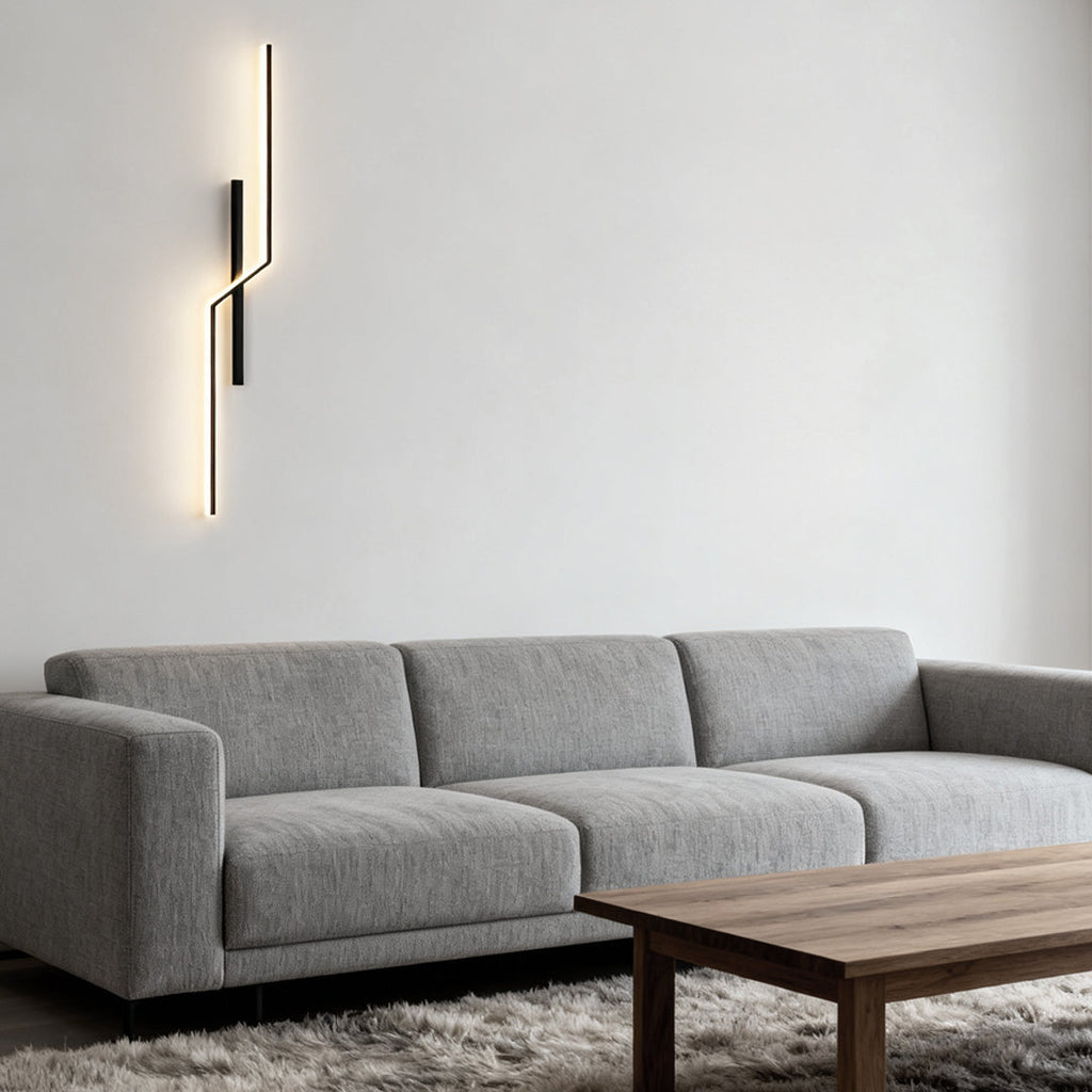 WINTHORPE MODERN STRIP LED WALL LANTERN