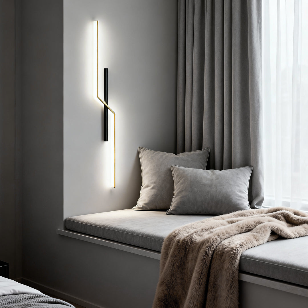 WINTHORPE MODERN STRIP LED WALL LANTERN