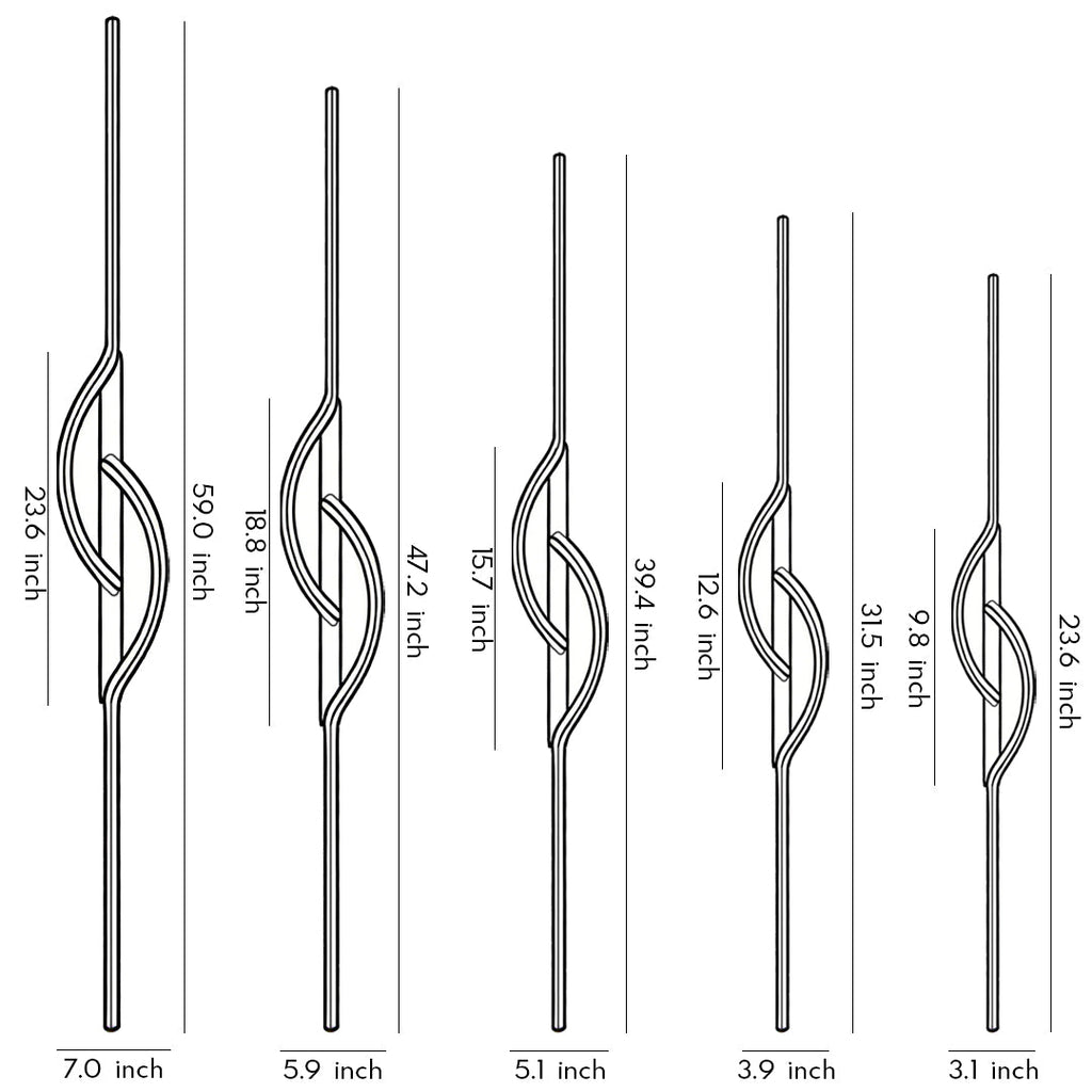 BLACKTHORN MODERN LINEAR WALL LAMP