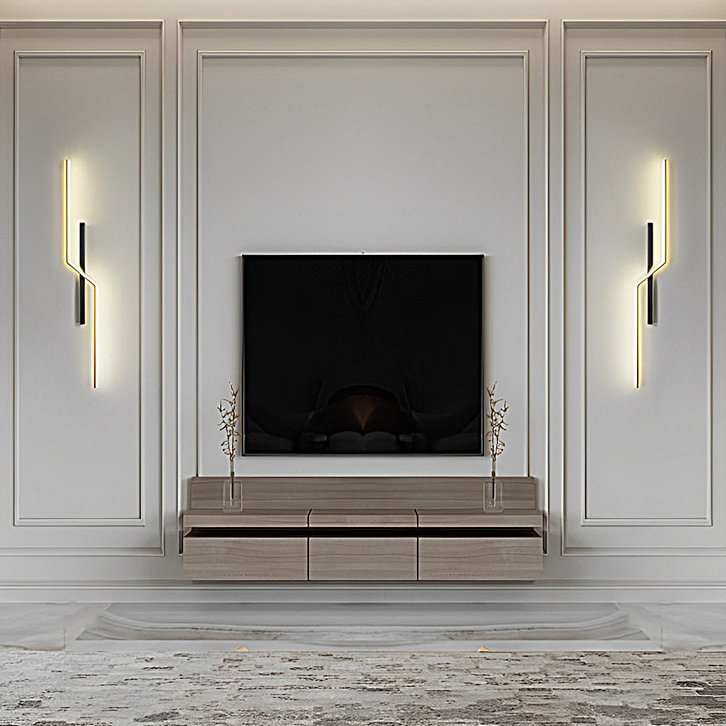 WINTHORPE MODERN STRIP LED WALL LANTERN