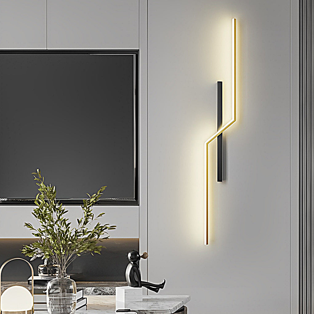 WINTHORPE MODERN STRIP LED WALL LANTERN