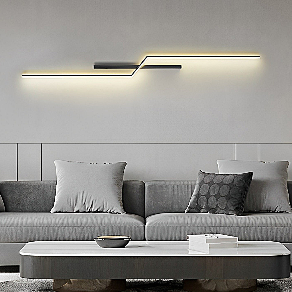 WINTHORPE MODERN STRIP LED WALL LANTERN