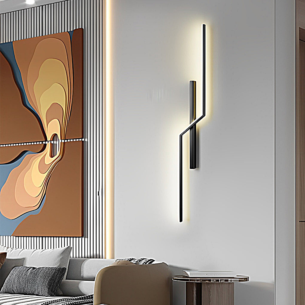 WINTHORPE MODERN STRIP LED WALL LANTERN