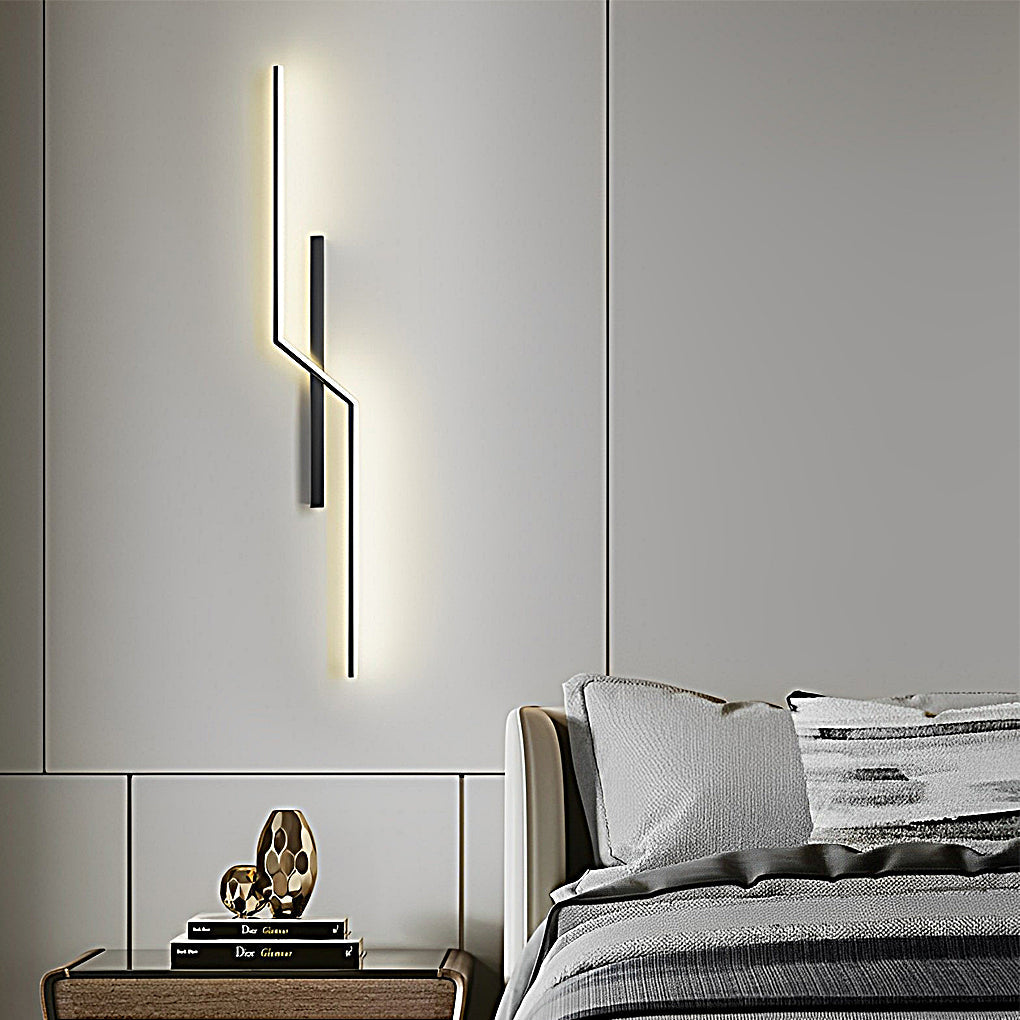 WINTHORPE MODERN STRIP LED WALL LANTERN