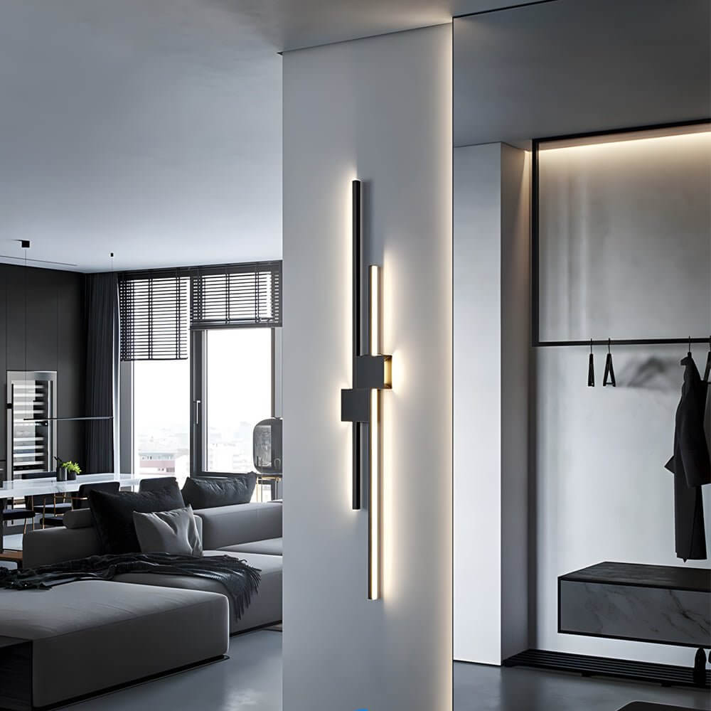 WINTHROP MODERN IRON LED LINEAR WALL SCONCE