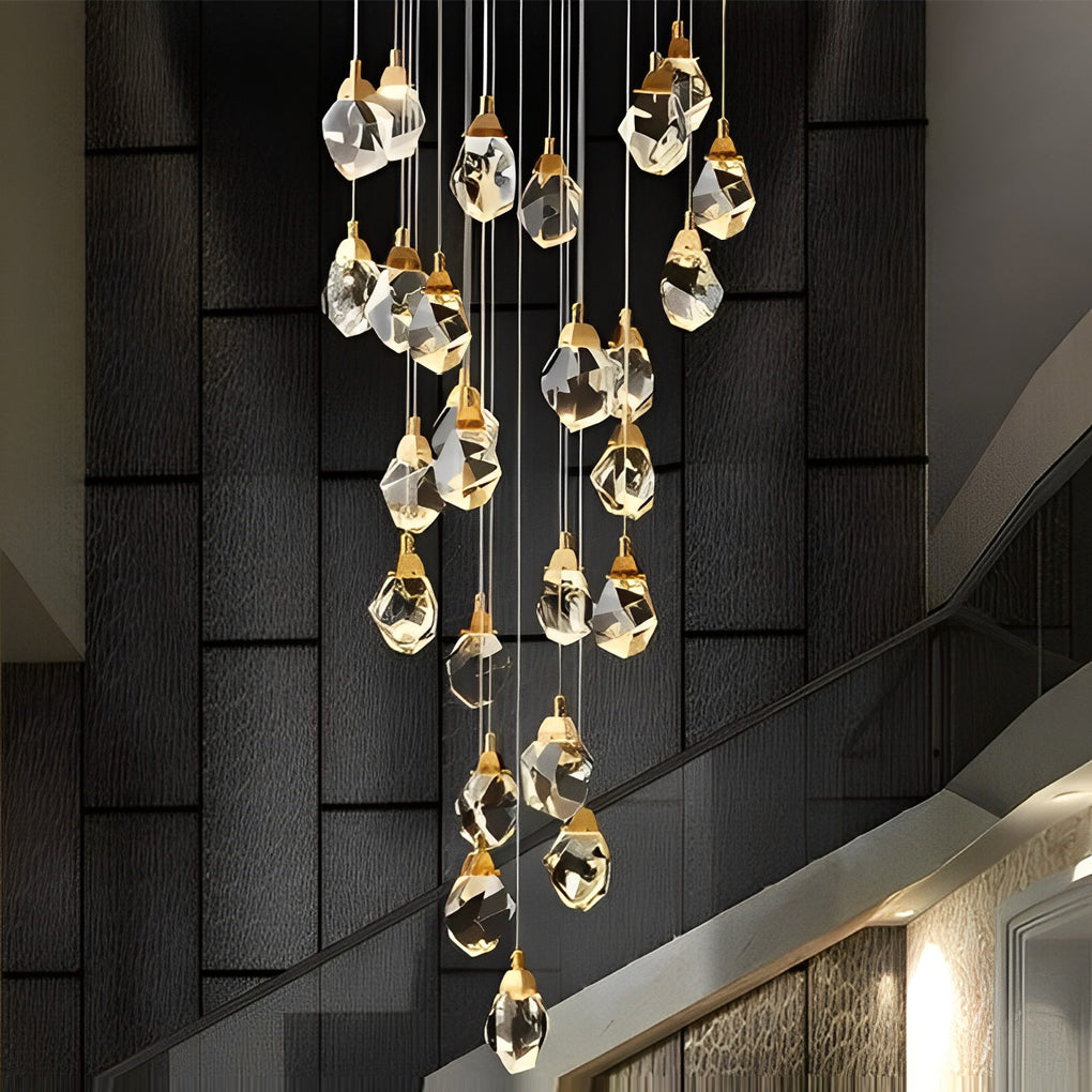 WINDSOR SPIRAL CRYSTAL CEILING LUMINAIRE