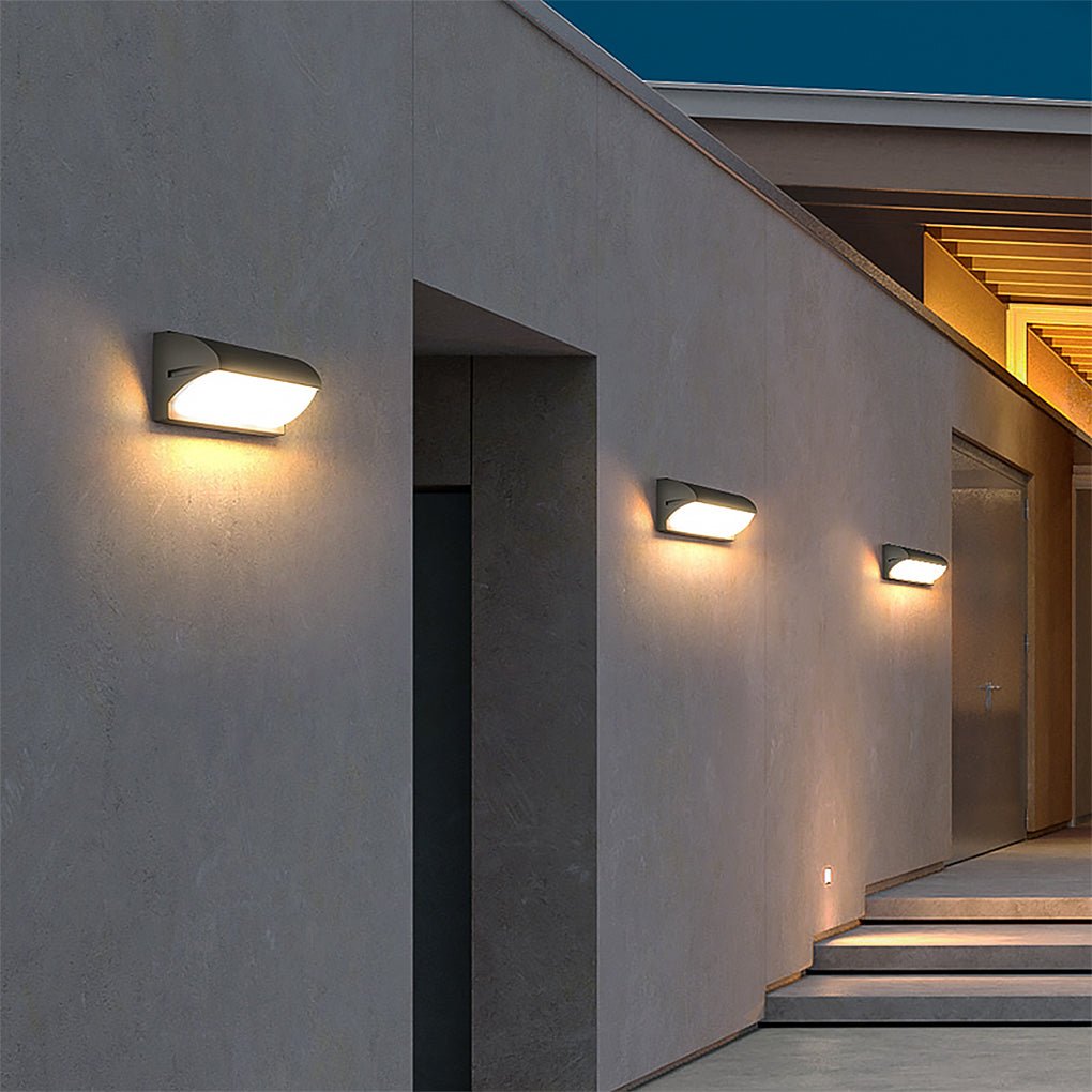 RAVENHURST MODERN WATER-RESISTANT OUTDOOR WALL SCONCE FOR VILLA PATIOS