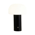 FENWICK IRON STEM MUSHROOM SHADE TABLE LAMP