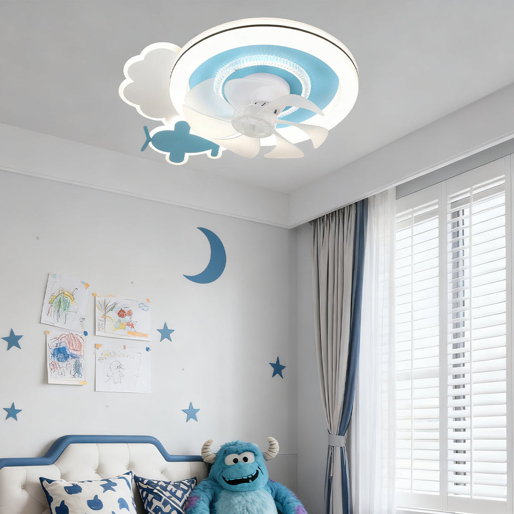 WILLOUGHBY SKY DANCER CEILING LIGHT FAN"  
2. "CHARLESTON WHIRLPOOL BLUE AND WHITE CEILING FAN"  
3. "PENDLETON CLOUD BREEZE LIGHTED FAN"  
4. "HENLEY AQUA WHIRL CEILING LIGHT FAN"  
5. "KENSINGTON DREAMSCAPE CEILING FAN WITH LIGHT"  
6. "TAVISTOCK SERENE