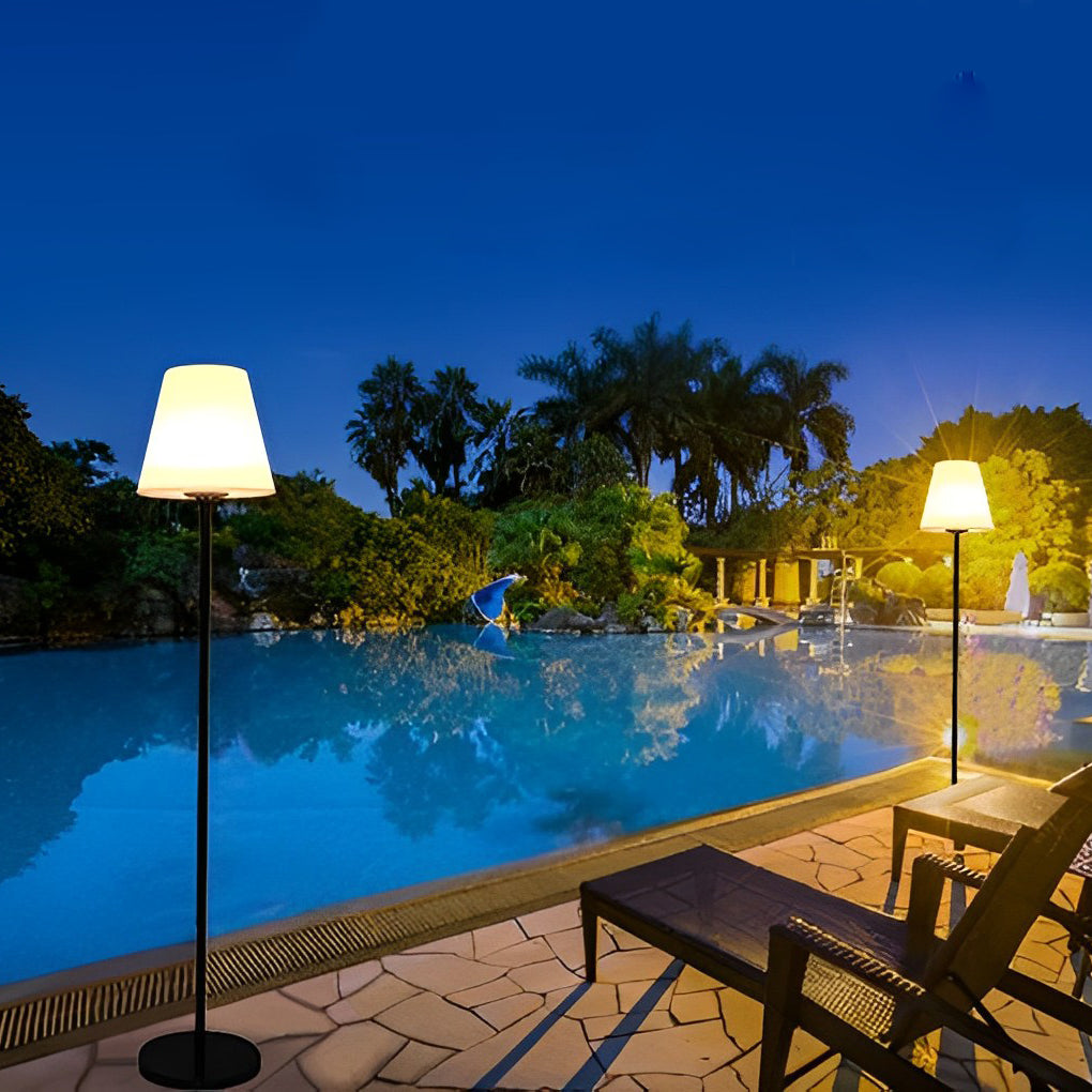 WILLOUGHBY METAL GARDEN LANTERN - Contemporary LED Illumination for Outdoor Spaces"  
2. "HARTWELL RUSTIC OUTDOOR BEACON - Sleek LED Floor Light with a Modern Twist"  
3. "CAVENDISH NIGHTSCAPE LAMP - Stylish Metal LED Light for Alfresco Ambiance"  
4. "PE