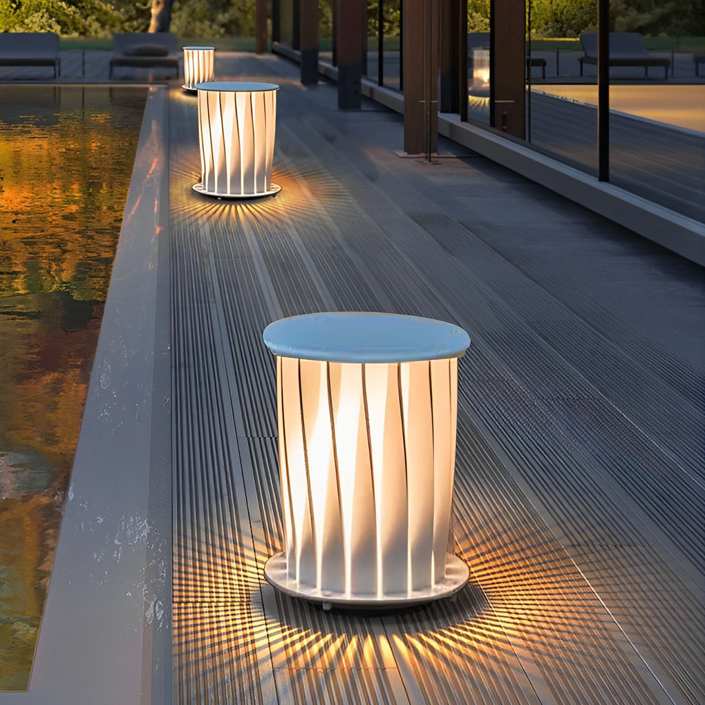 FENWICK TWISTED IRON LED OUTDOOR LANTERN