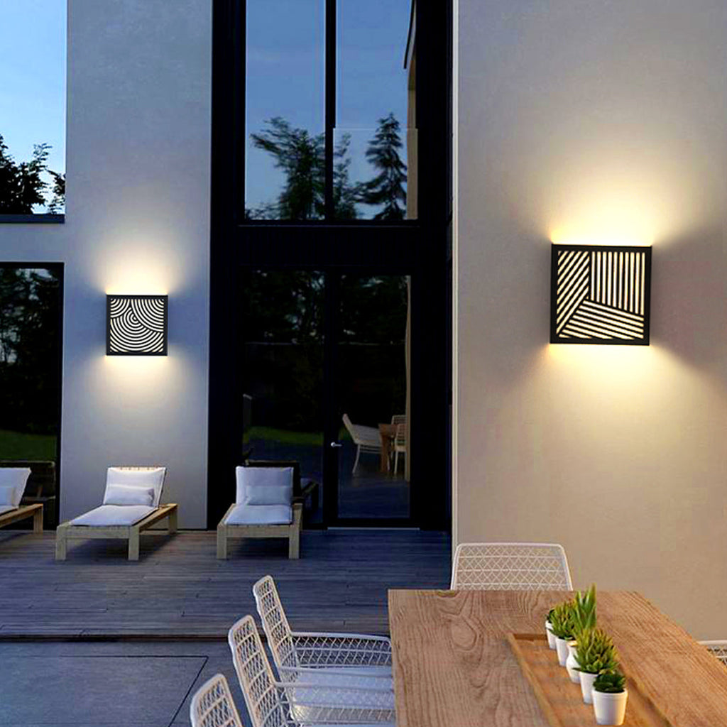 RAVENHALL BLACK LED OUTDOOR WALL SCONCE