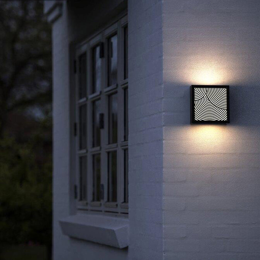 RAVENHALL BLACK LED OUTDOOR WALL SCONCE