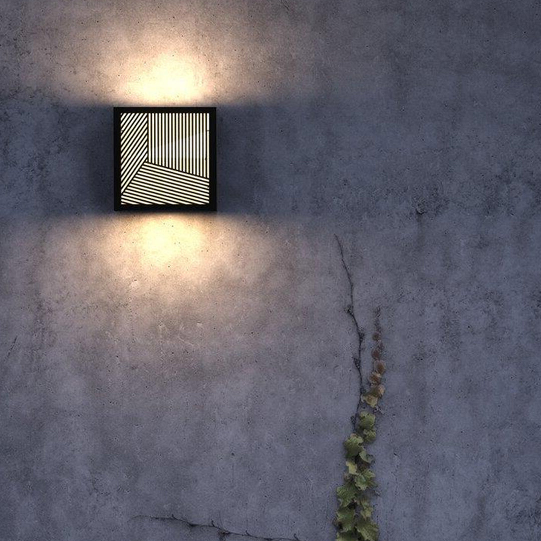 RAVENHALL BLACK LED OUTDOOR WALL SCONCE