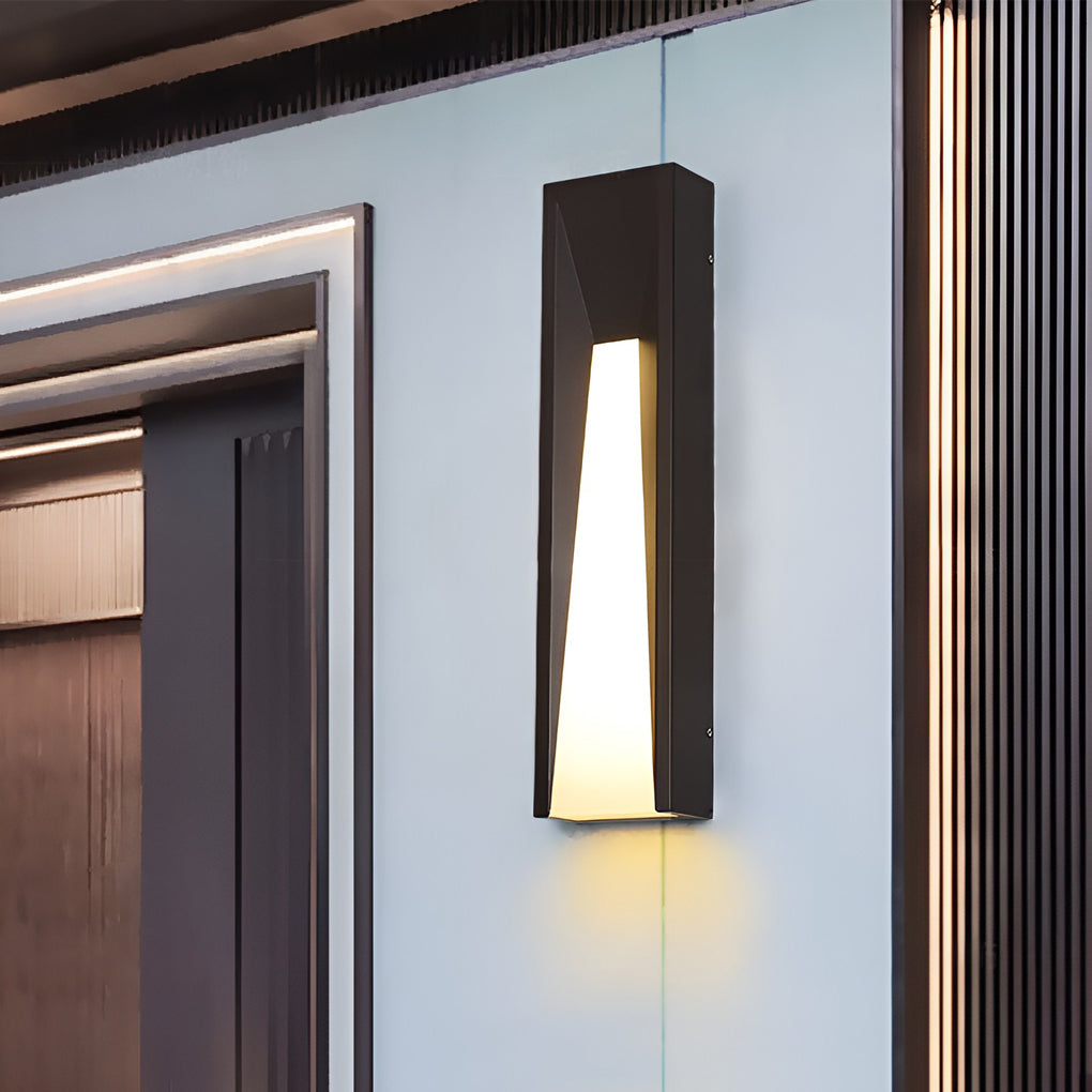 WINTHROP MODERN RECTANGULAR OUTDOOR LED SCONCE