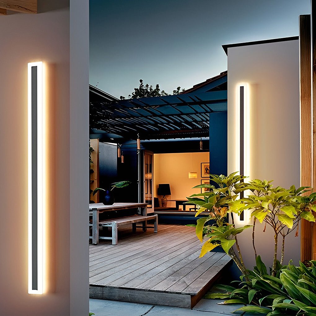 WHITBY ACRYLIC RECTANGULAR OUTDOOR SCONCE
