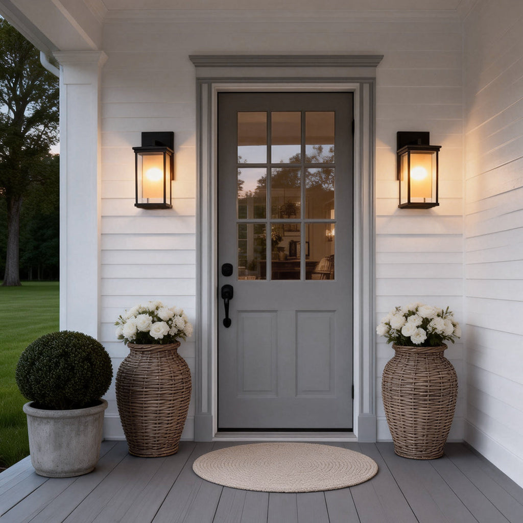 RAVENSHILL SQUARE ALUMINUM OUTDOOR WALL LIGHT