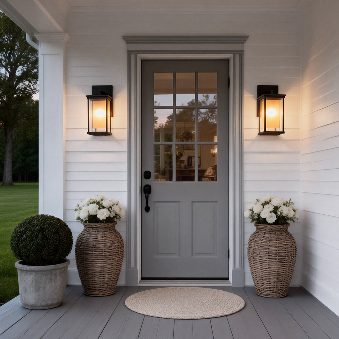 RAVENSHILL SQUARE ALUMINUM OUTDOOR WALL LIGHT