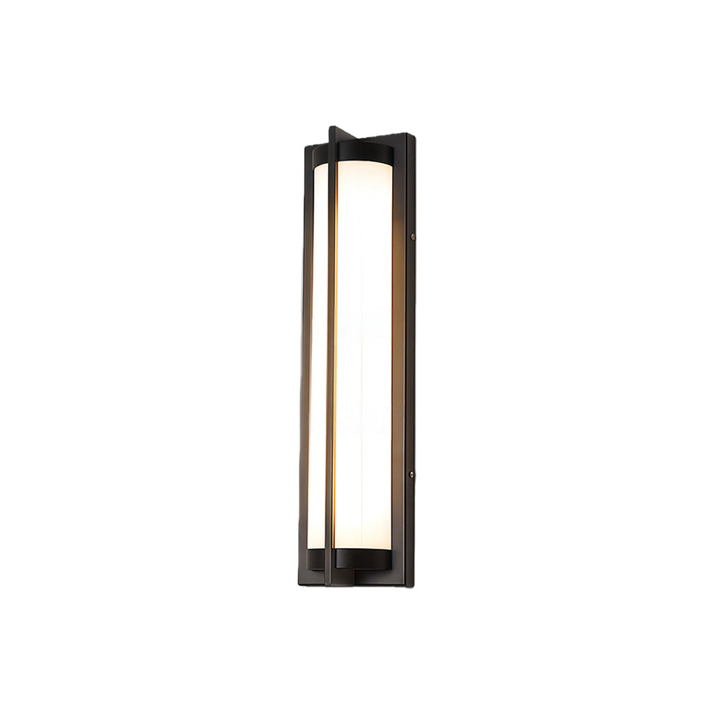 RAVENHURST NIGHTS BLACK MODERN OUTDOOR SCONCE LANTERN