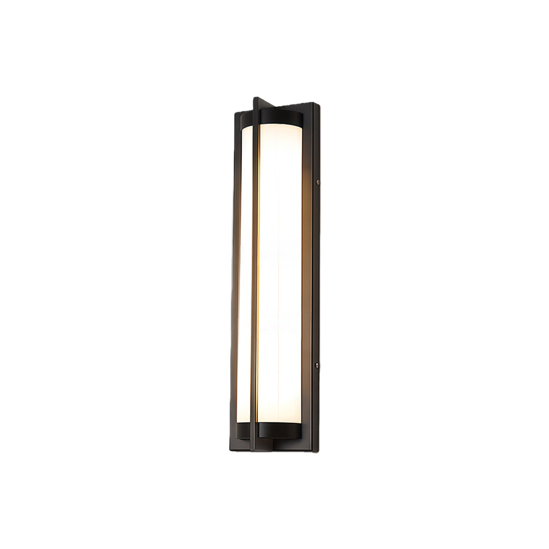 RAVENHURST NIGHTS BLACK MODERN OUTDOOR SCONCE LANTERN