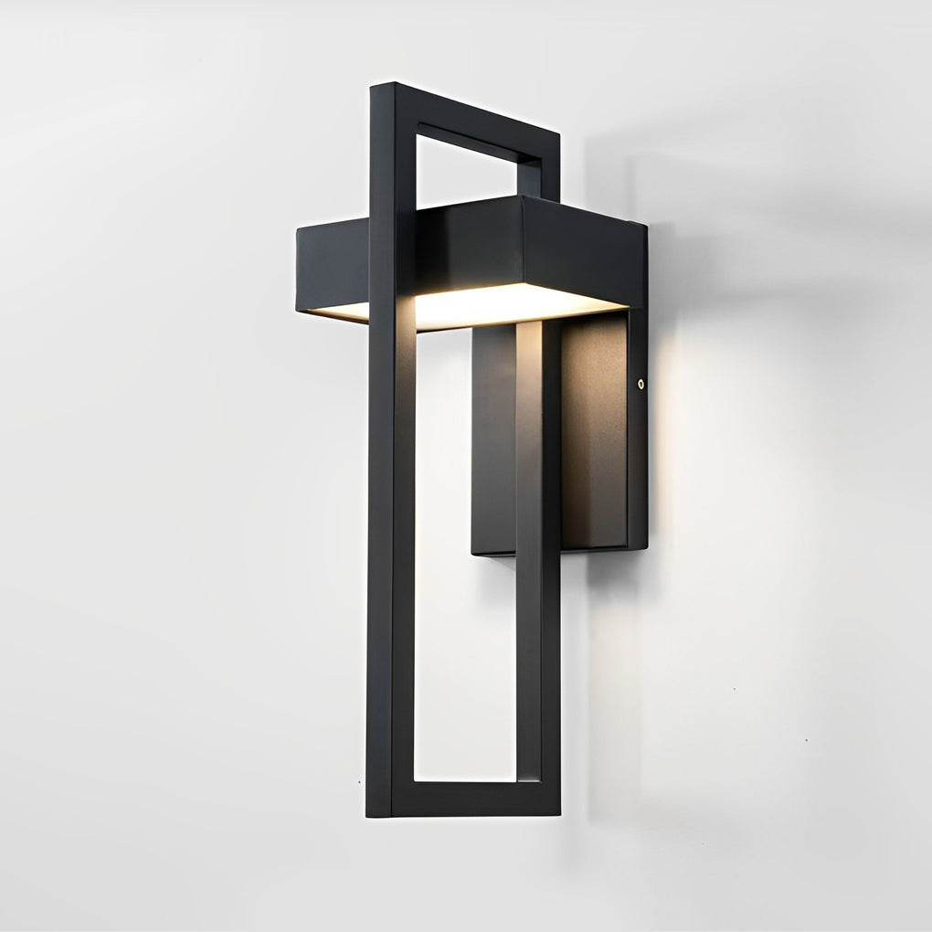 RAVENHALL MODERN RECTANGULAR OUTDOOR LED WALL LIGHT