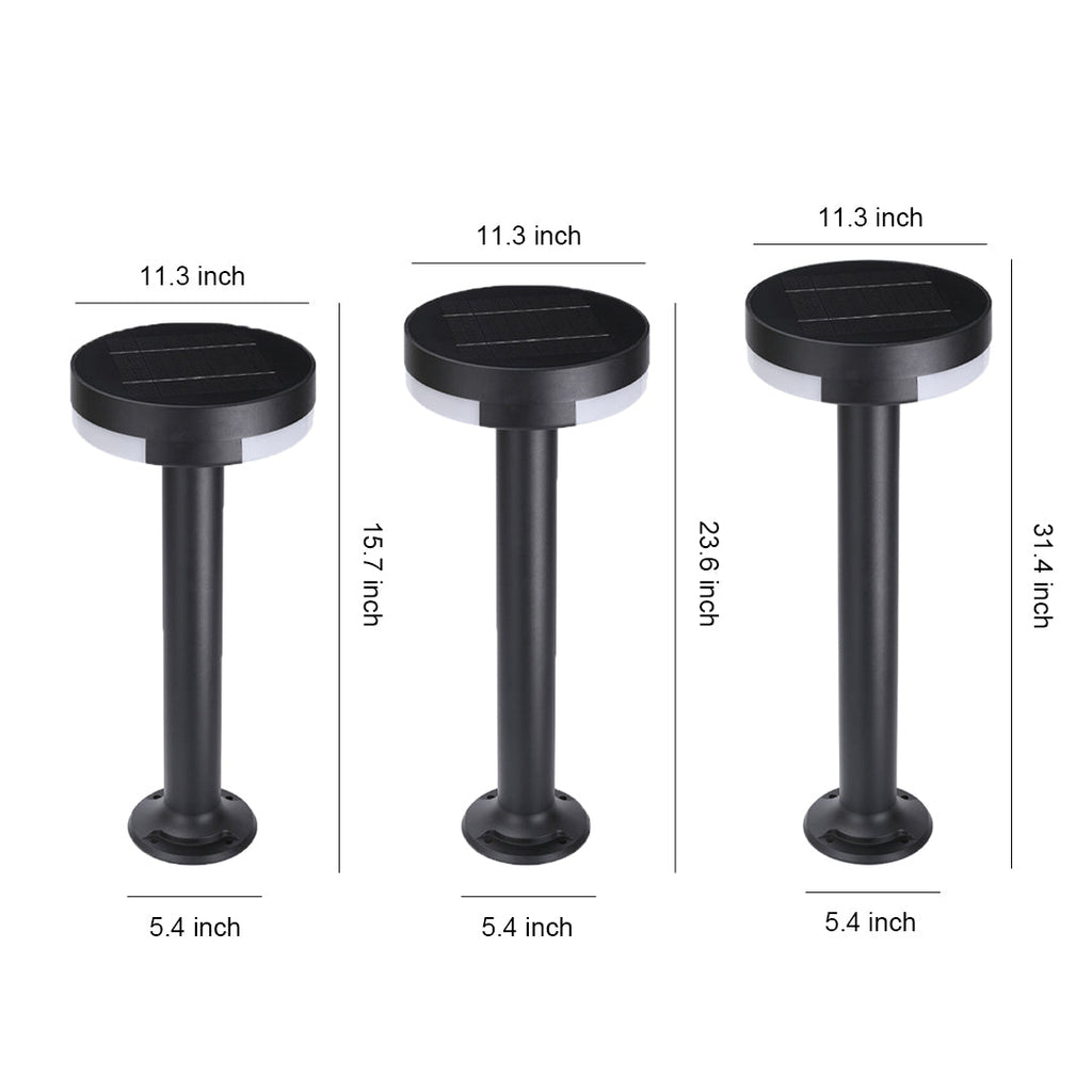 RAVENWOOD OUTDOOR METAL PATHLIGHT WITH WATERPROOF DESIGN