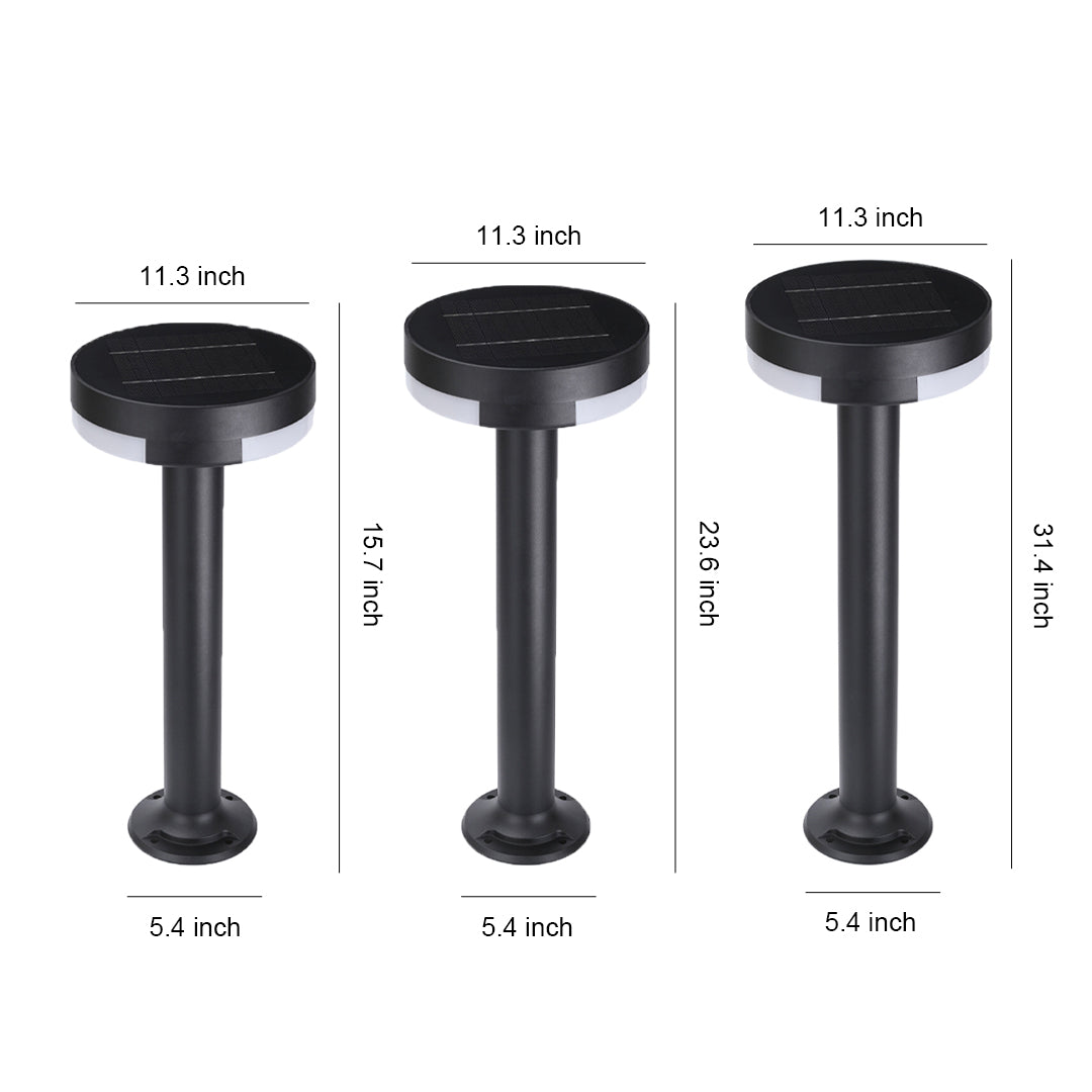 RAVENWOOD OUTDOOR METAL PATHLIGHT WITH WATERPROOF DESIGN