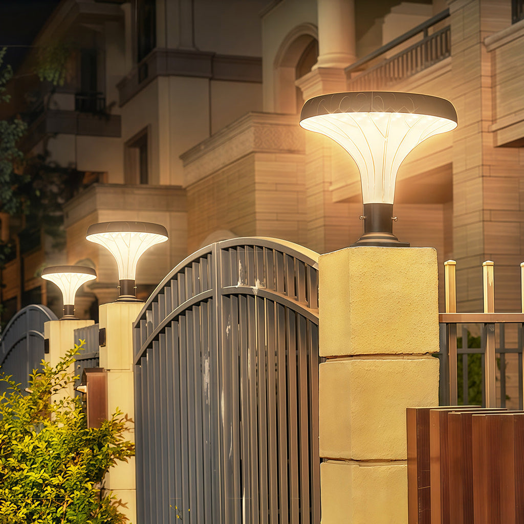 CHATHAM STONE-FINISH OUTDOOR LANTERN WITH HIGH-OUTPUT ILLUMINATION