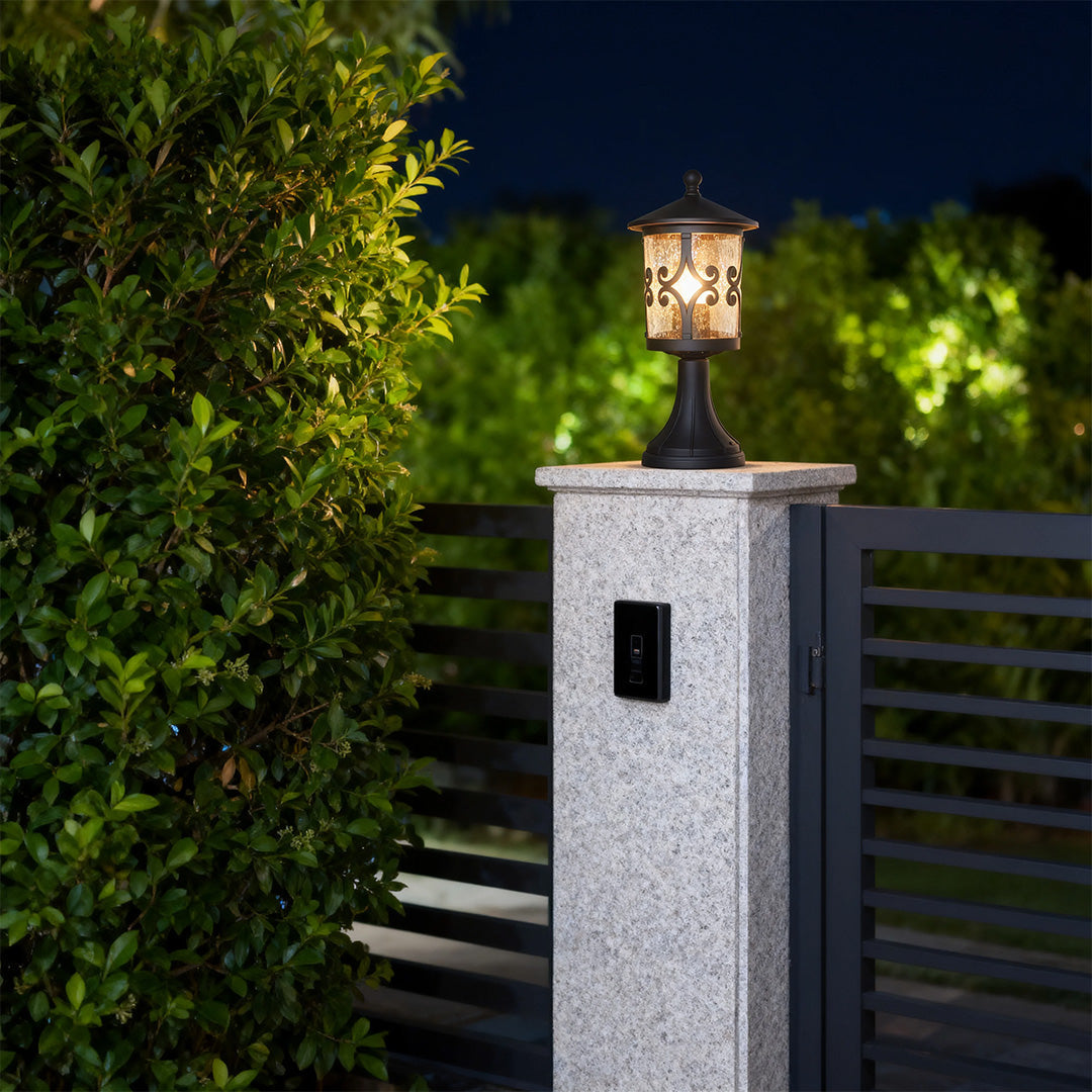 RAVENSDALE ALUMINUM GARDEN PILLAR LANTERN
