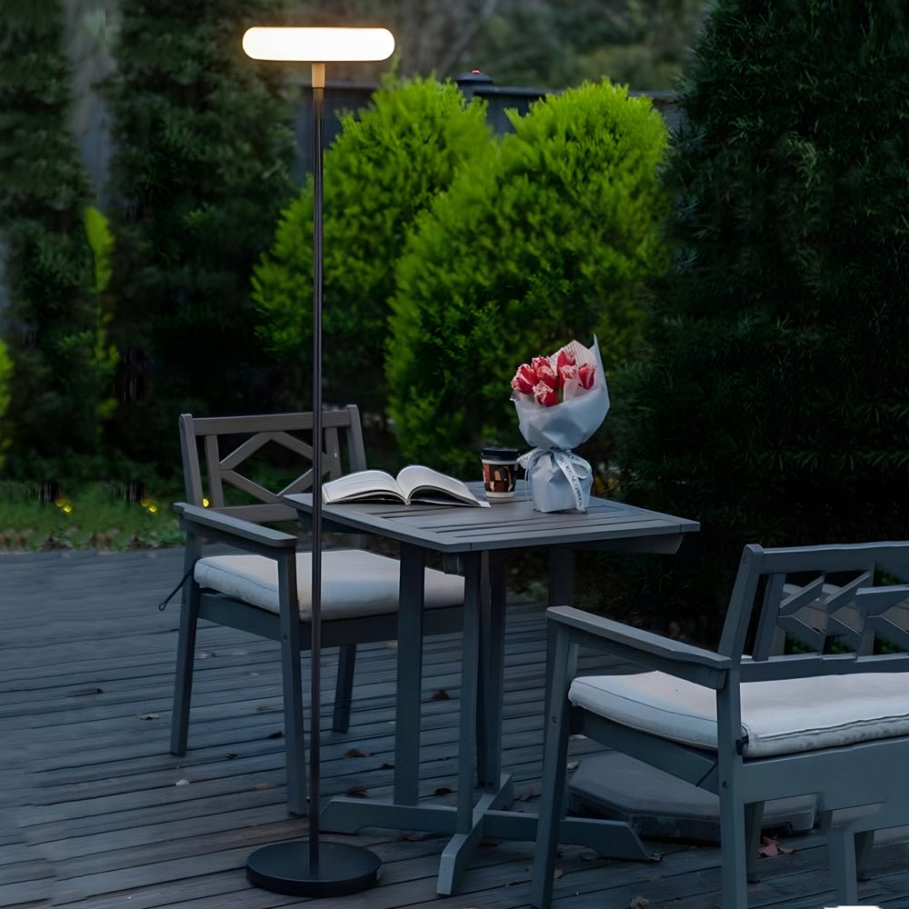 WINTERBOURNE SOLAR-POWERED OUTDOOR COLUMN LANTERN