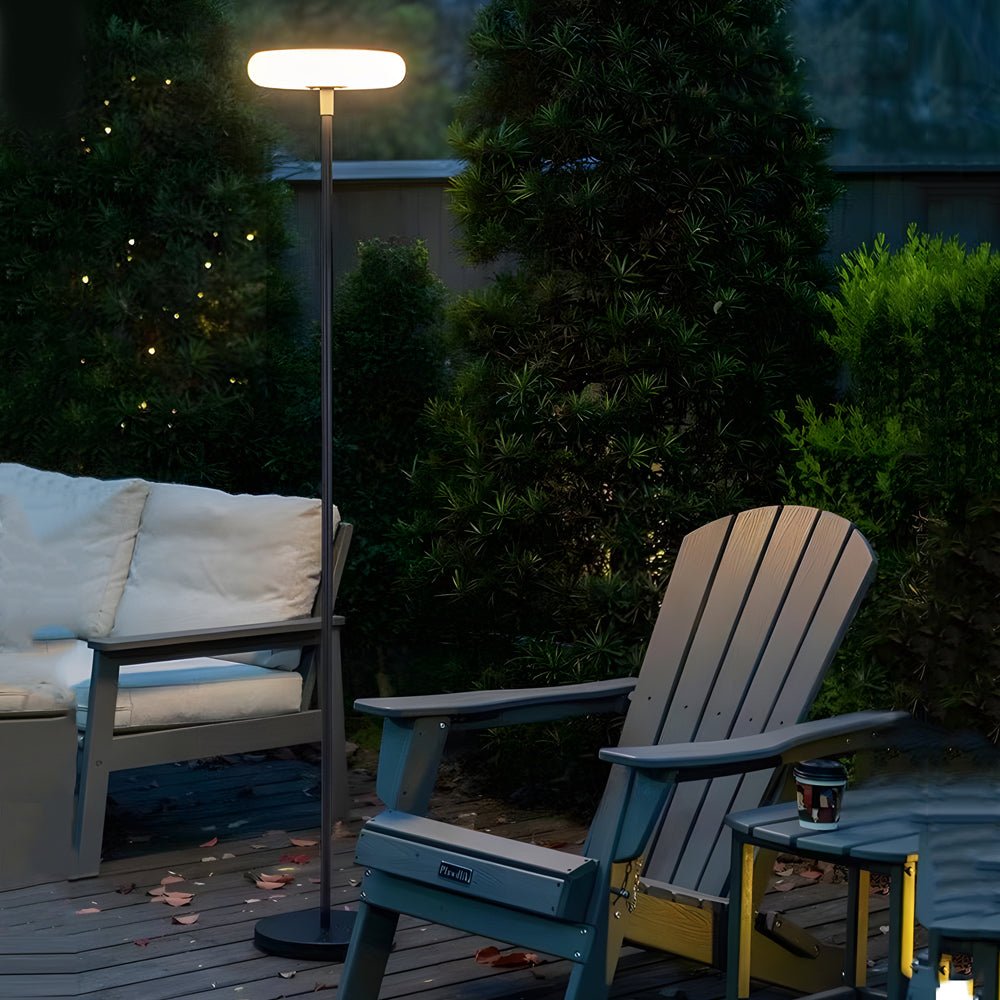 WINTERBOURNE SOLAR-POWERED OUTDOOR COLUMN LANTERN