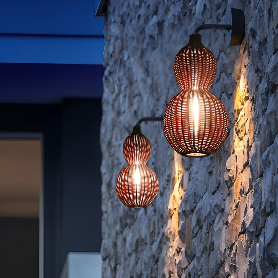 WINCHESTER WOVEN GOURD CEILING LANTERN