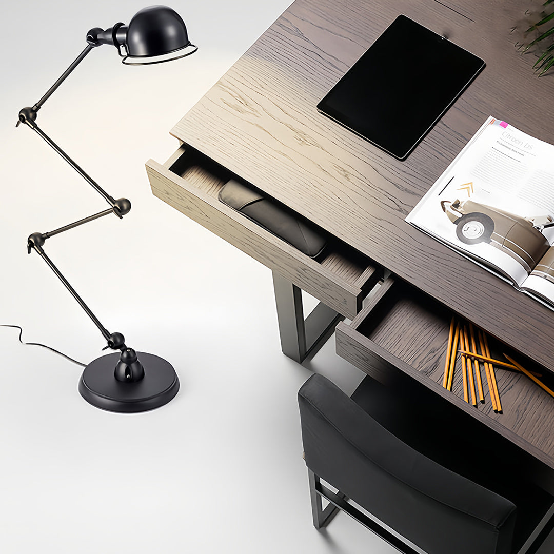 FENWICK INDUSTRIAL READING LAMP WITH ADJUSTABLE ARM