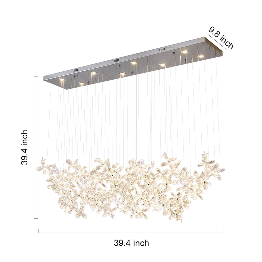 VERDANTIA CRYSTAL BLOOM CEILING LUMINAIRE