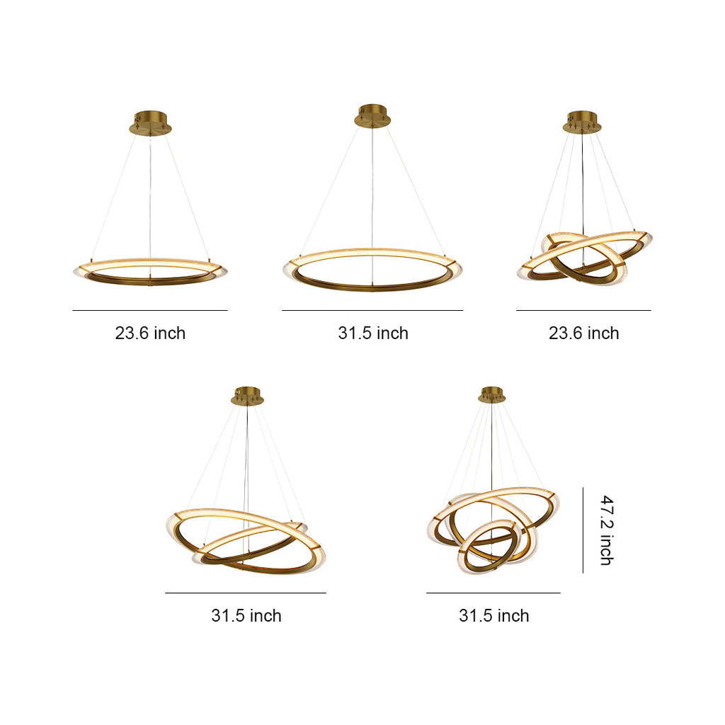 WINTERBOURNE ORBITAL CRYSTAL CEILING LANTERN