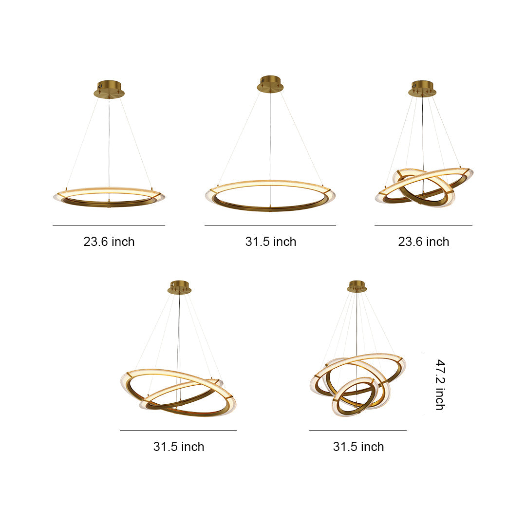 WINTERBOURNE ORBITAL CRYSTAL CEILING LANTERN