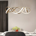 WINTERBOURNE GOLDEN CIRCLE LED CHANDELIER