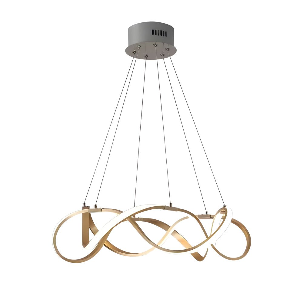 WINTERBOURNE GOLDEN CIRCLE LED CHANDELIER