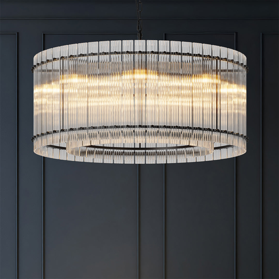 WINDSOR GLASS DOME IRON CEILING LANTERN