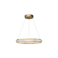 VERITY GILDED CRYSTAL ORB CEILING LUMINAIRE