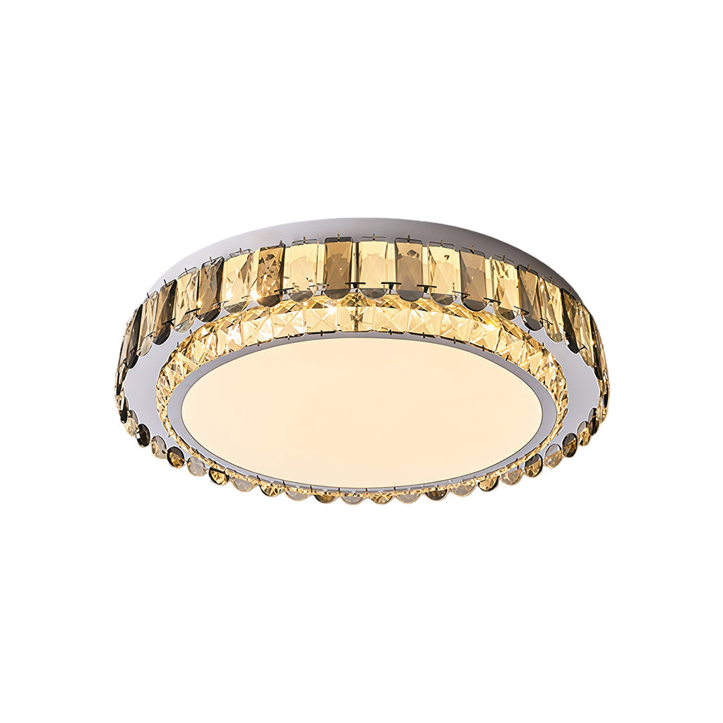 WINTHROP CRYSTAL EMBELLISHED FLUSH CEILING LIGHT