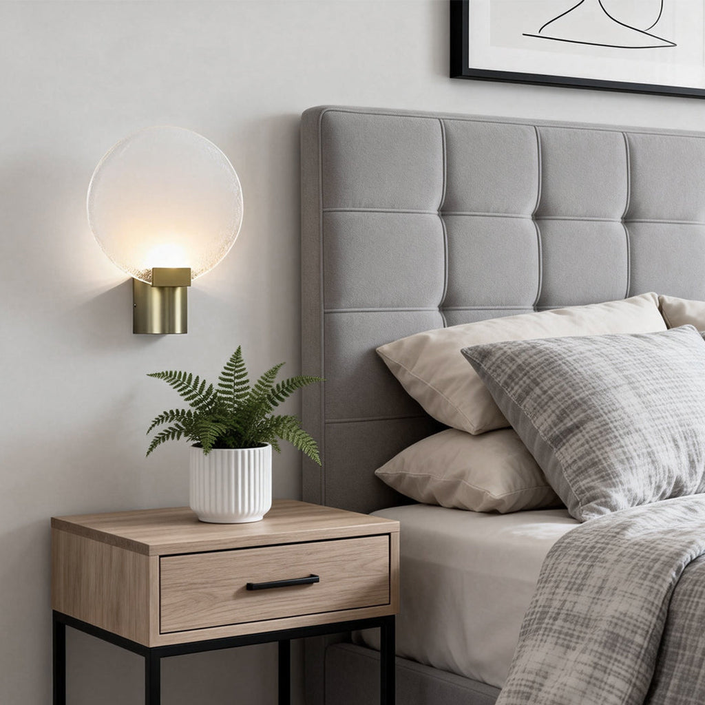 CHARLESTON ORB LUXE GLASS WALL SCONCE