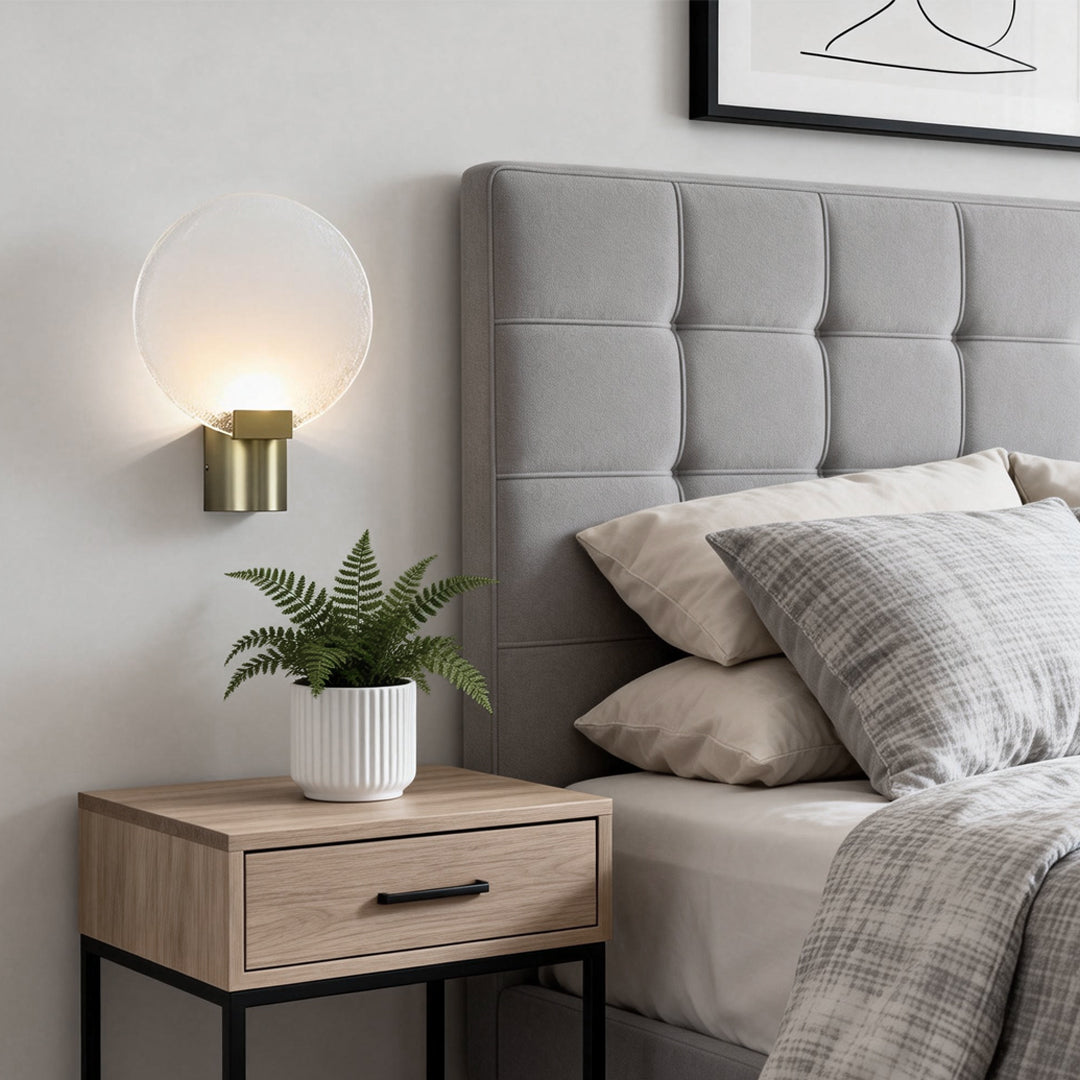 CHARLESTON ORB LUXE GLASS WALL SCONCE