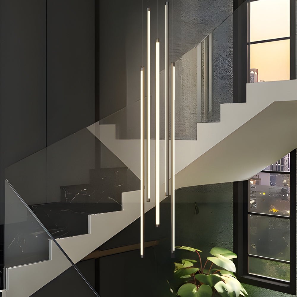 RAVENWOOD TWISTED SPIRAL STAIRCASE LUMINAIRE